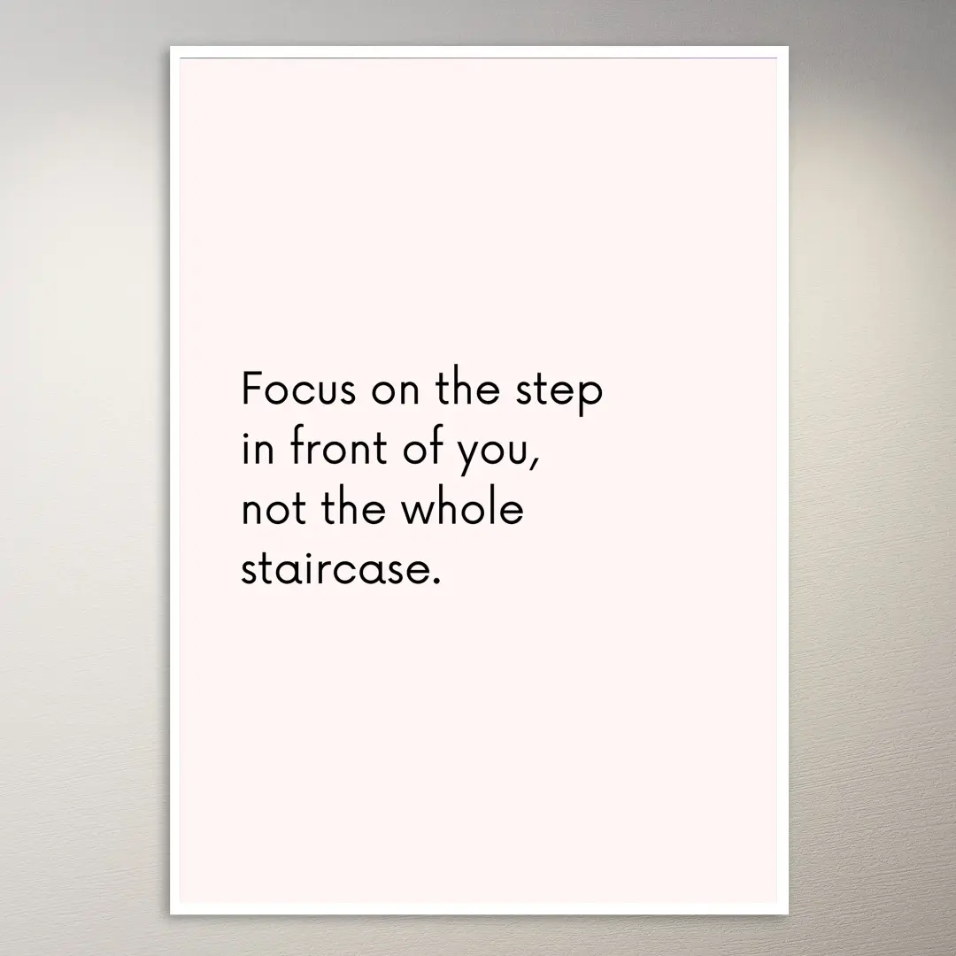 Motivational Quote Wall Poster