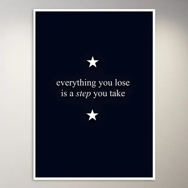 Everything you have is a step you take Taylor Swift Poster | Musik-Poster