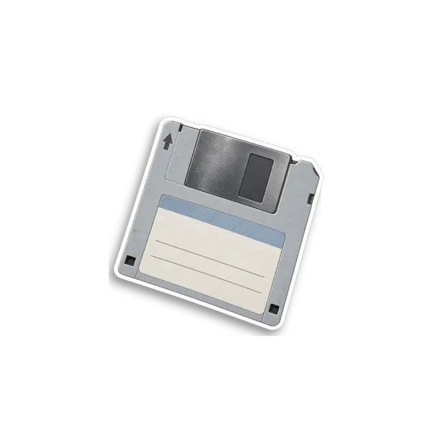 Floppy Disk Sticker