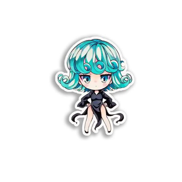 Tatsumaki Chibi Art Sticker
