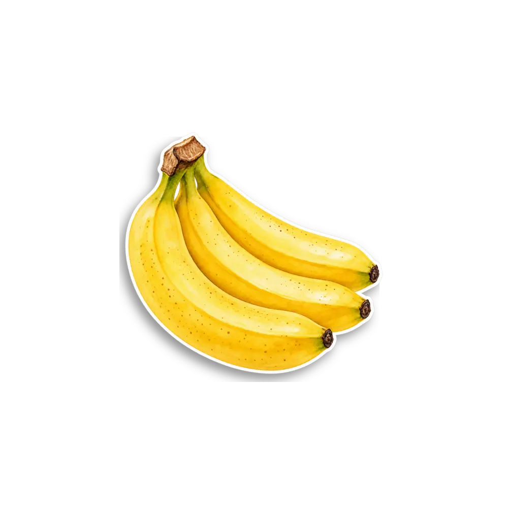Bananenstaude-Sticker