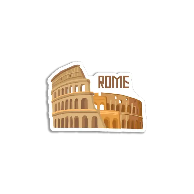 Reise Kolosseum Rom Sticker