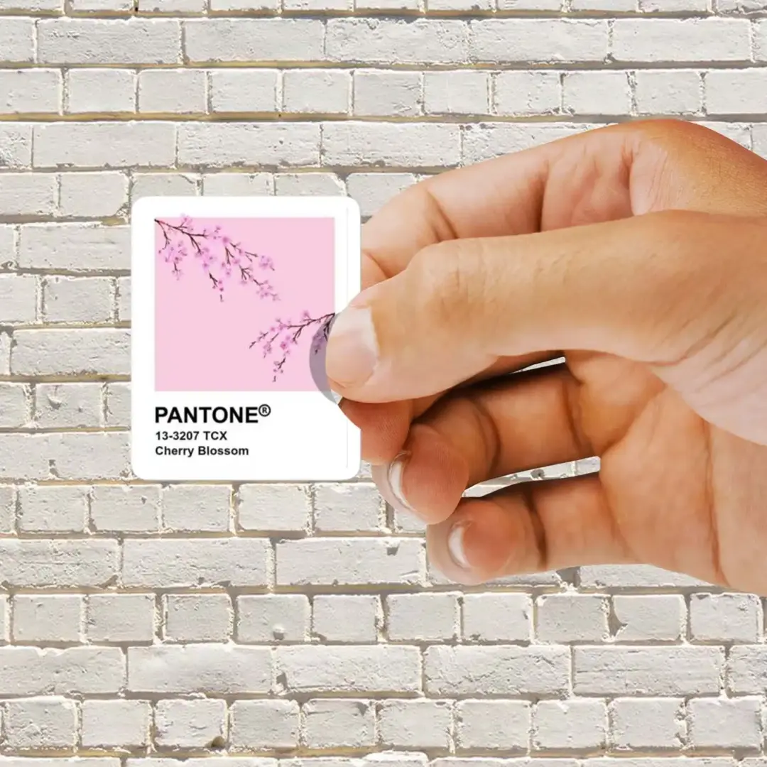 Cherry Blossom Pantone Sticker