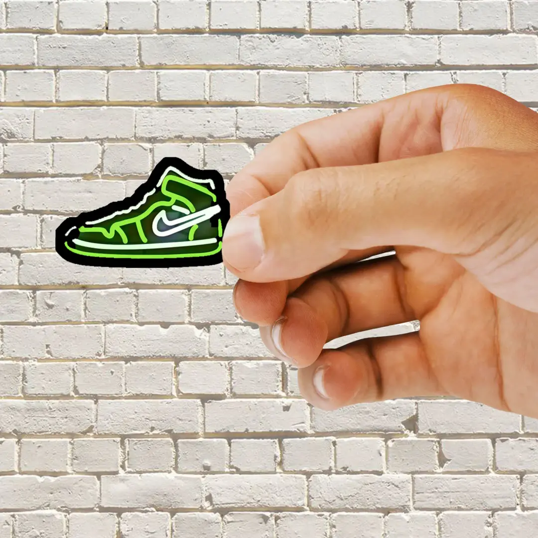 Neon-Schuh Sticker