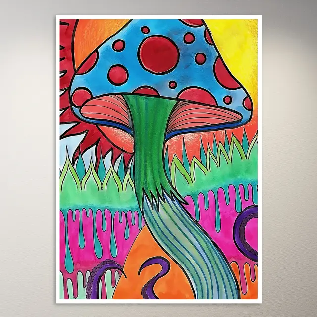 Trippy Kunst-Poster