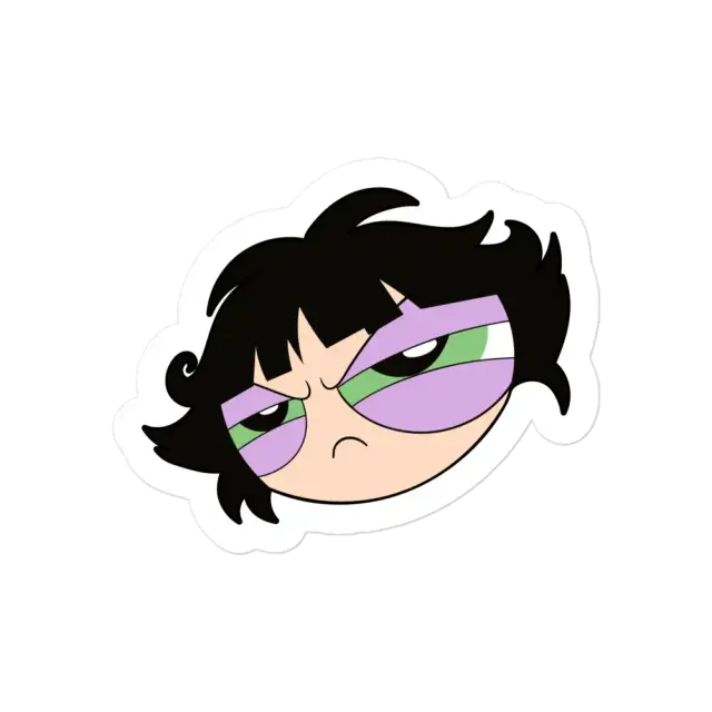 The Powerpuff Girls müde Buttercup Sticker