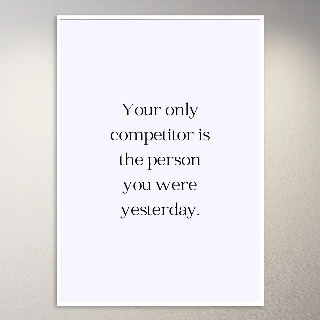 Motivational Quote Wall Poster