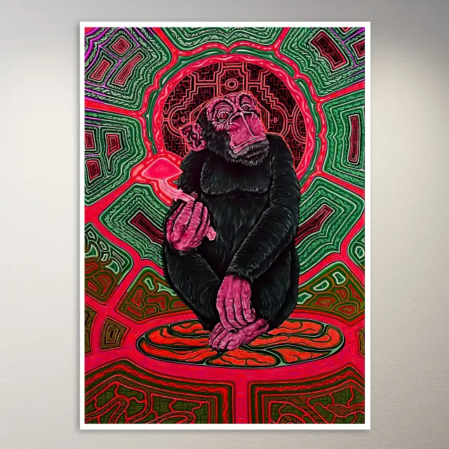 Trippy Kunst-Poster