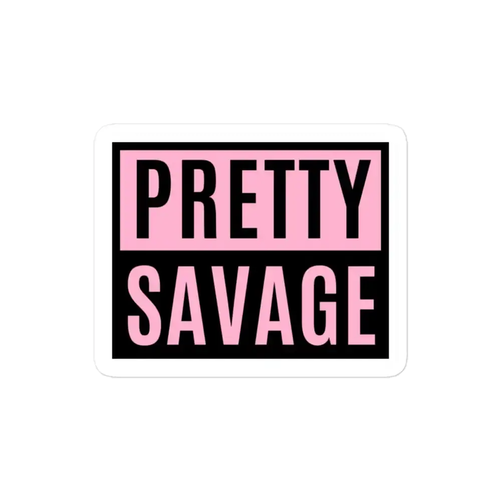 Pretty Savage BlackPink Sticker