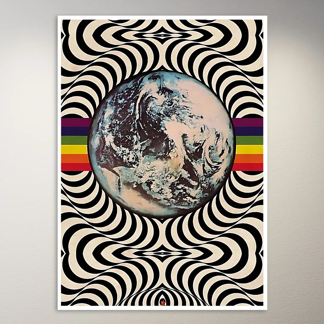Trippy Kunst-Poster