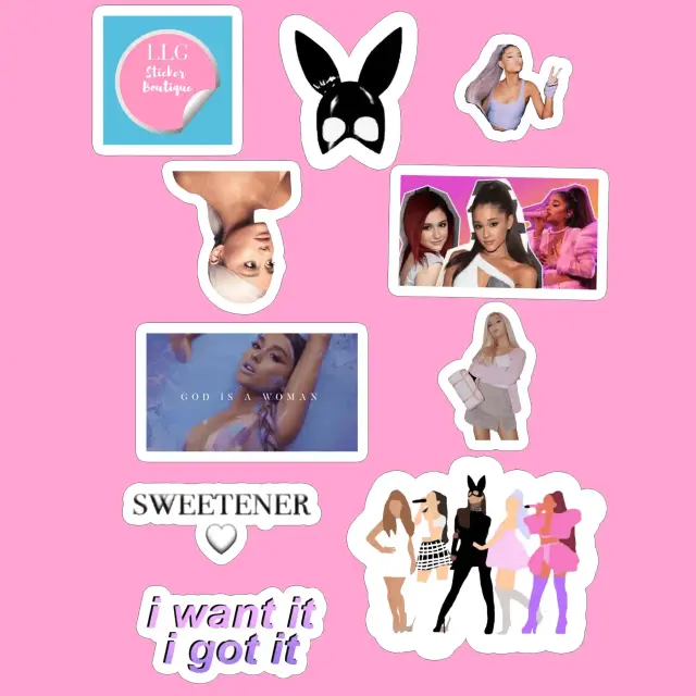 ชุดสติกเกอร์ Ariana Grande Sweetner