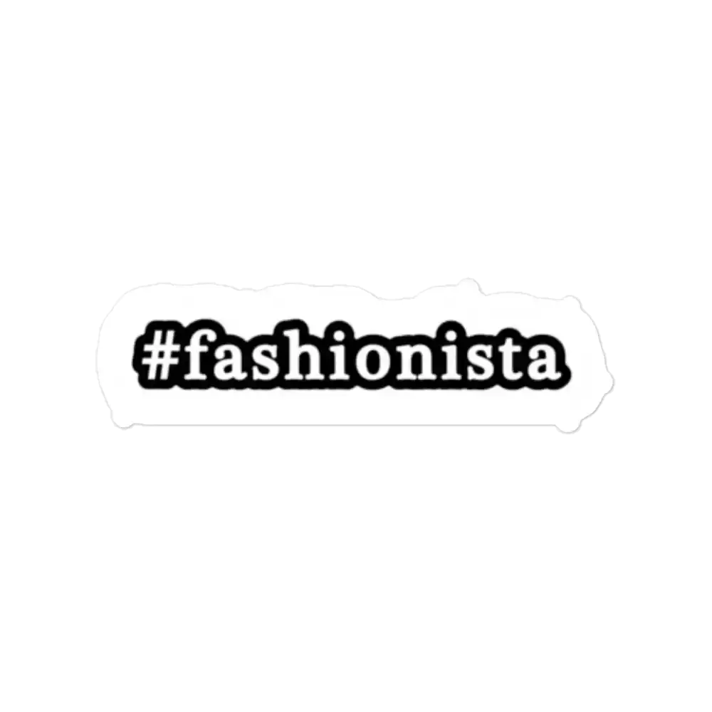 Fashionista Sticker