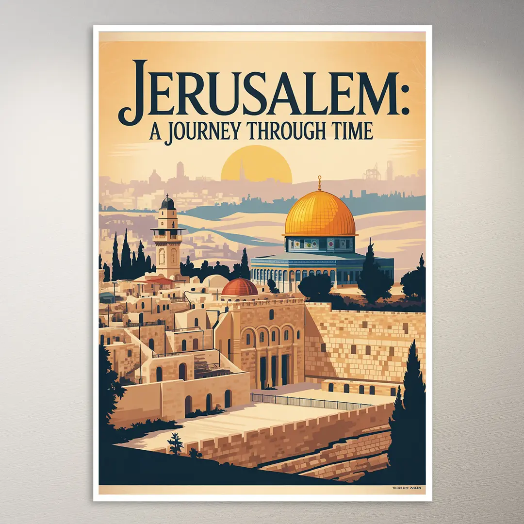 Jerusalem Travel Poster