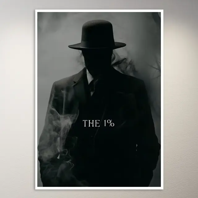 Die 1% | Money-Mindset-Poster