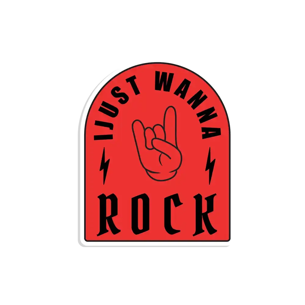 Will einfach nur rocken Sticker