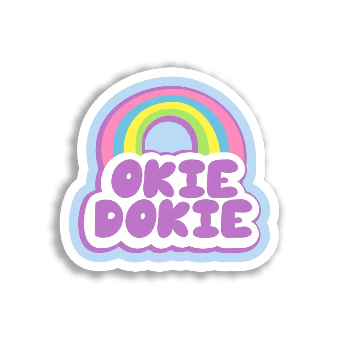 Okidoki-Regenbogen-Sticker