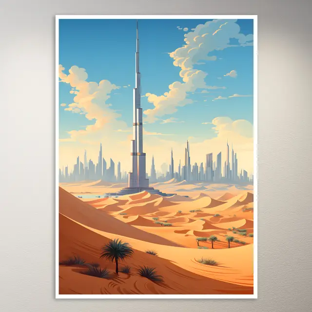 Der Burj Khalifa Poster