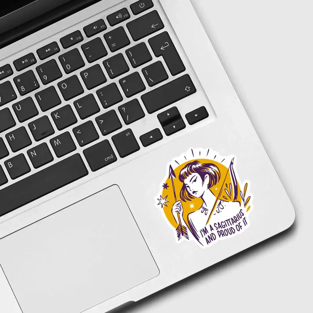 Ich bin Schütze und stolz darauf Sternzeichen-Sticker