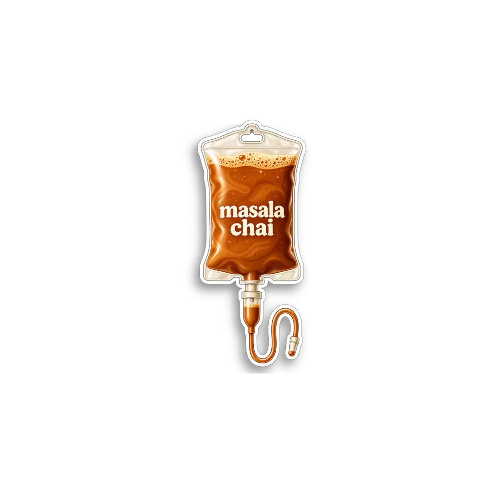 Masala-Chai-Beutel Sticker