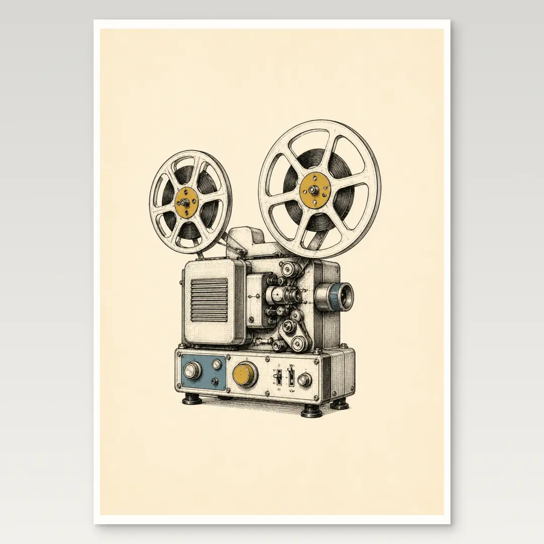 Film Projector Poster