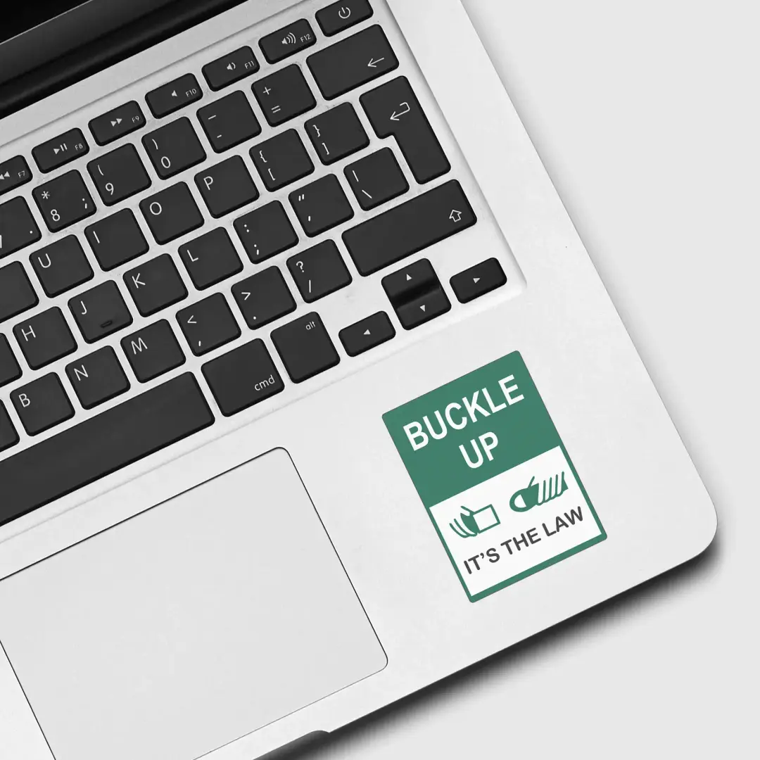 Anschnallen ist Pflicht Schild-Sticker