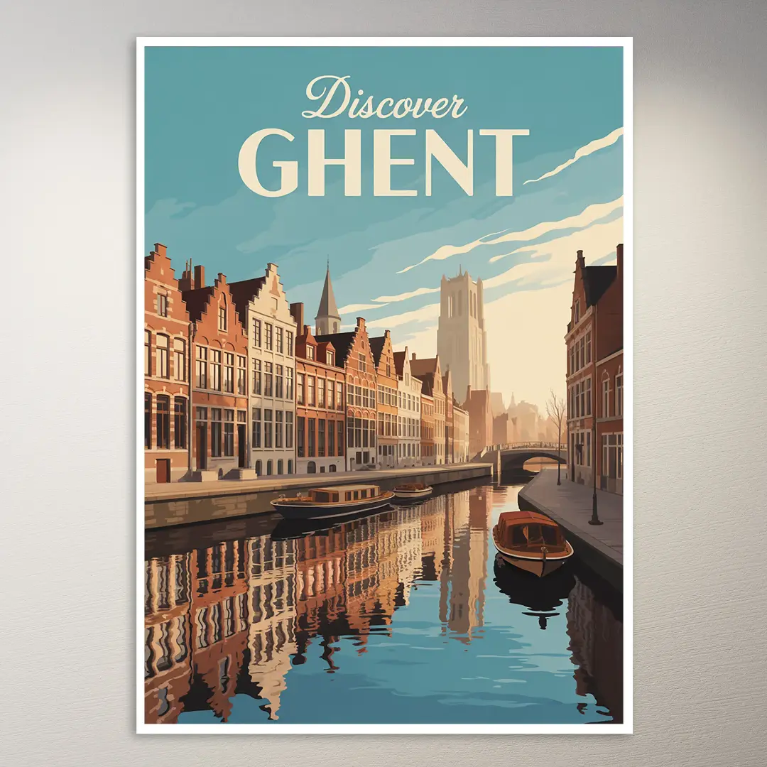 Gent Reiseposter