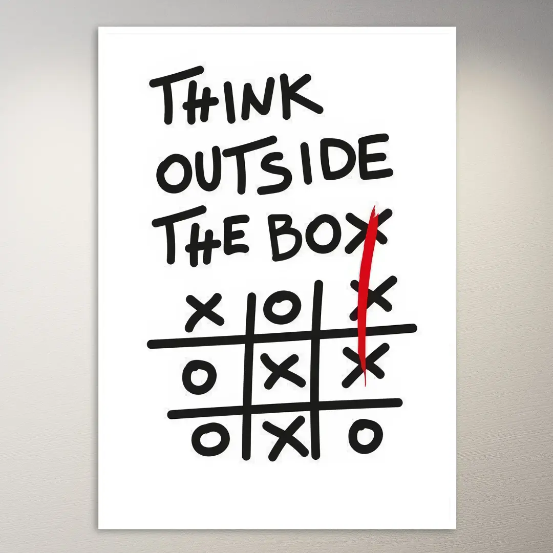 Think Outside the Box Poster