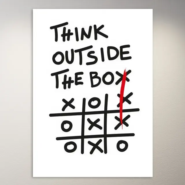 Think Outside the Box Poster