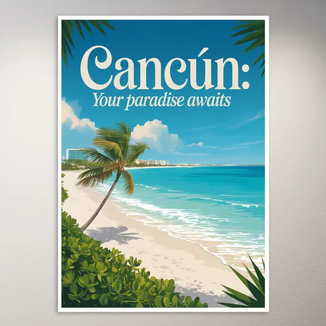 Cancun Reiseposter