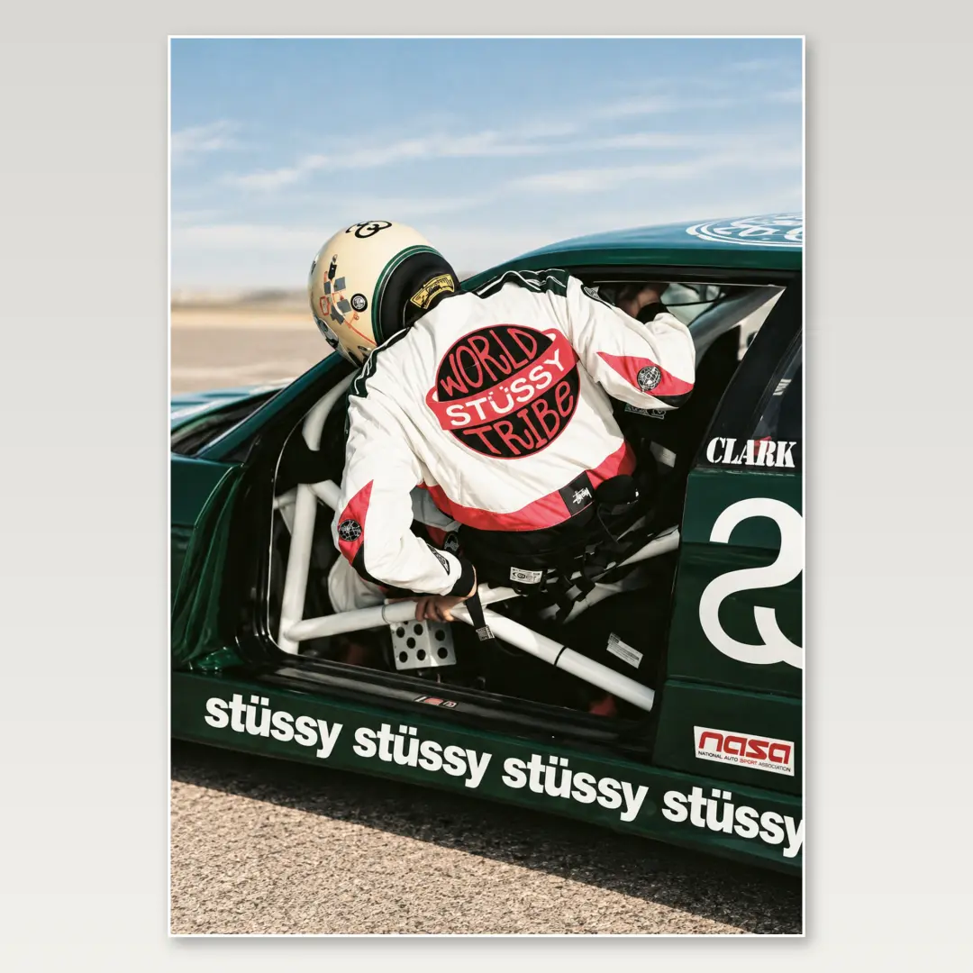 Straßenrennen-Helm A4-Poster