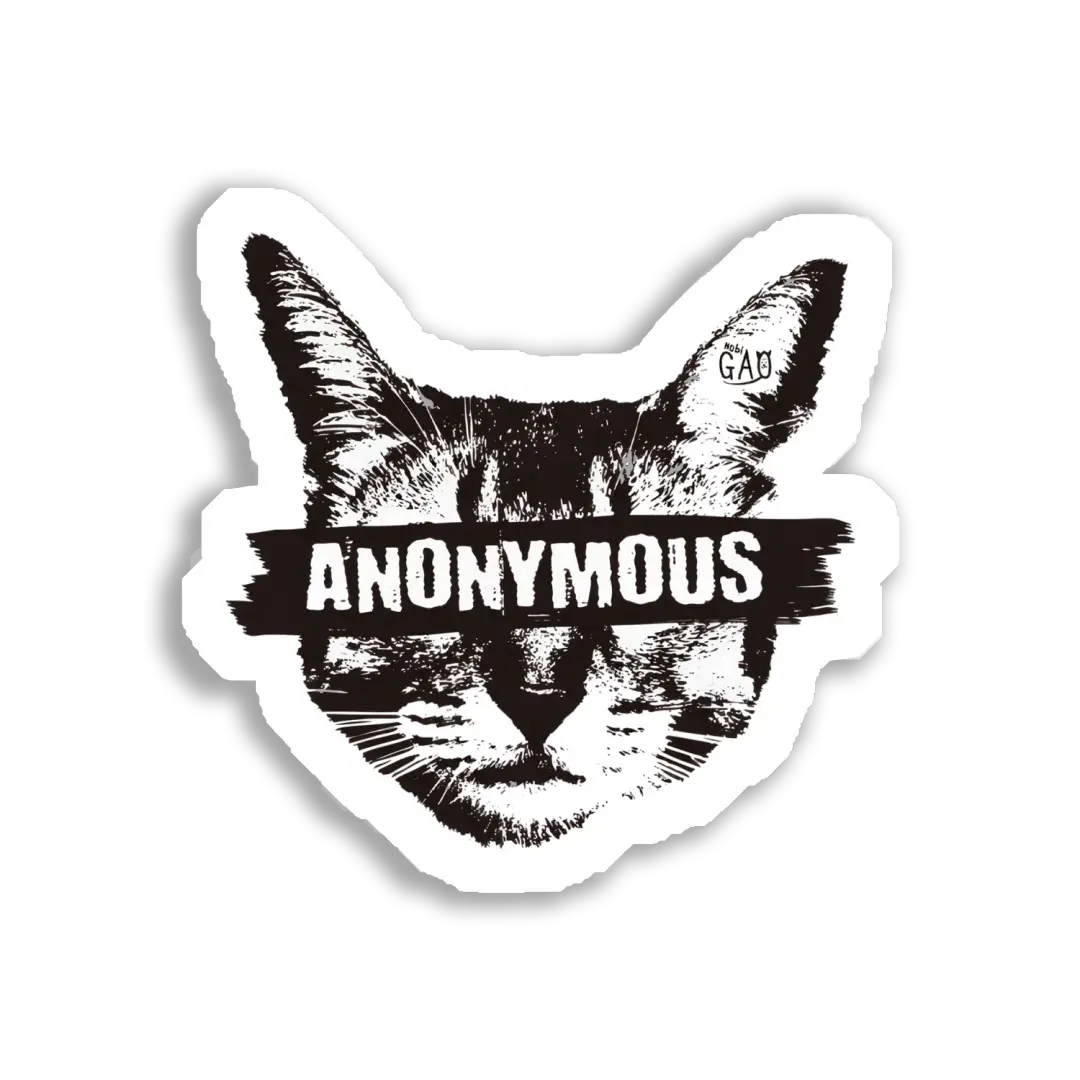 Anonymous Cat Sticker
