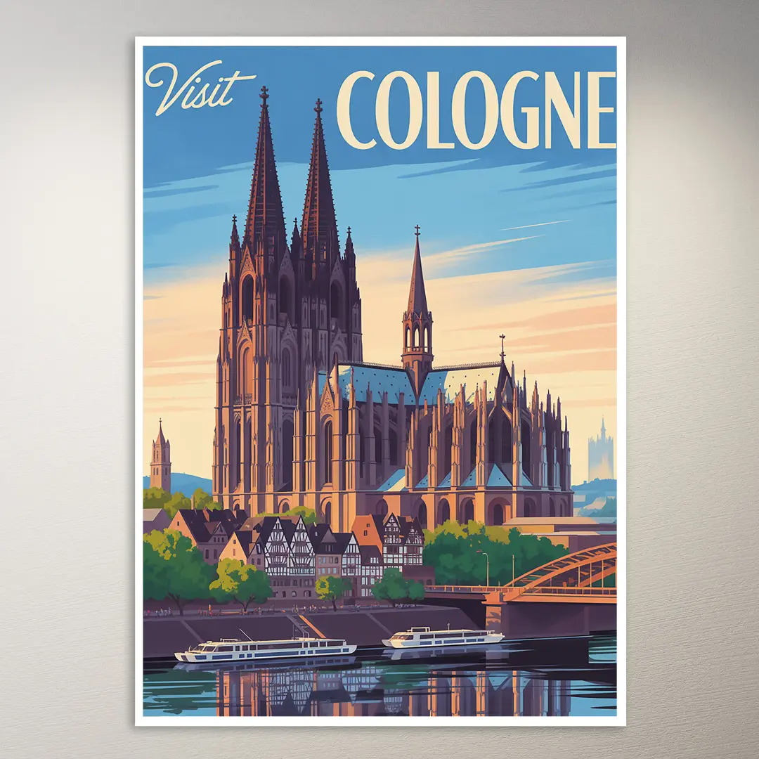 Köln Reiseposter
