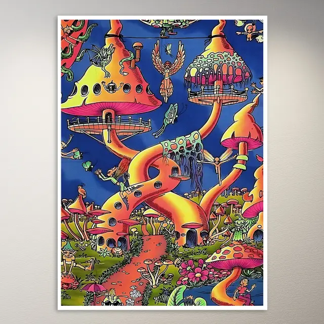 Trippy Kunst-Poster