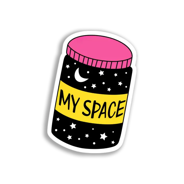 Mein Weltraumglas Sticker