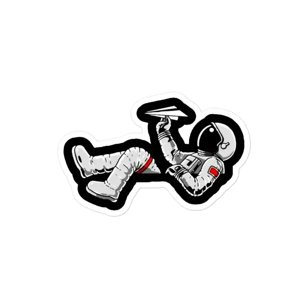 Weltraummann-Sticker