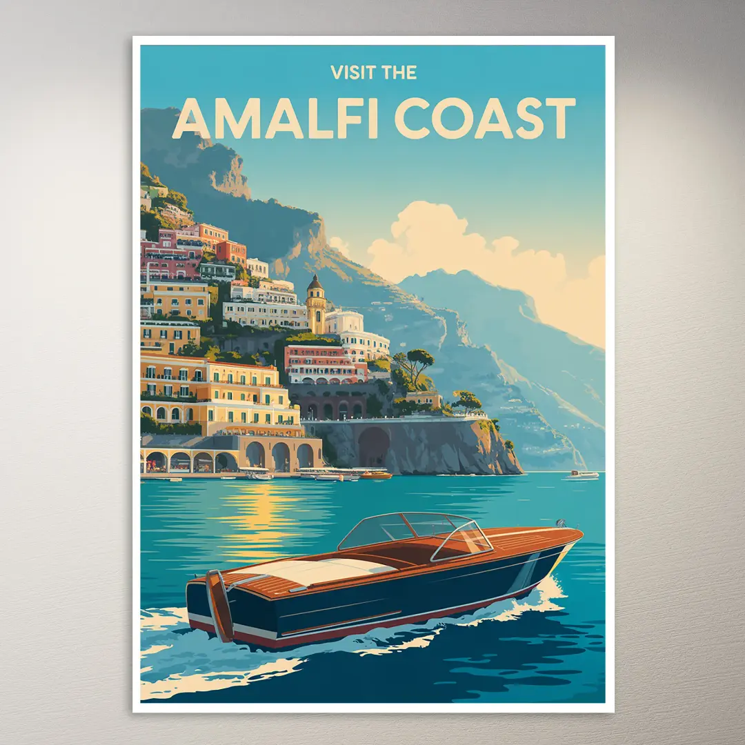 Amalfiküste Reiseposter