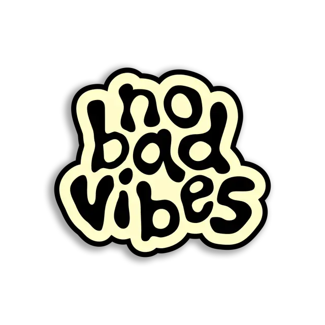 Keine schlechten Vibes Sticker