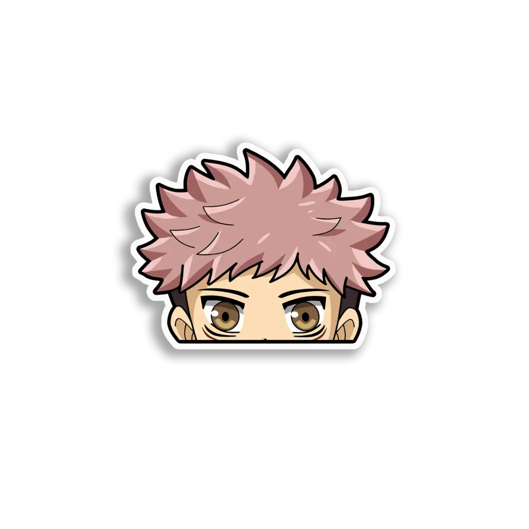 Anime Boy Face Sticker