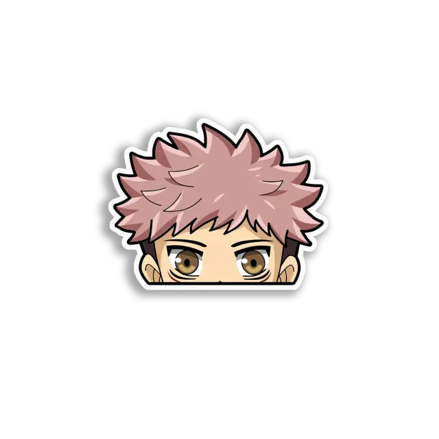 Anime-Jungengesicht-Sticker