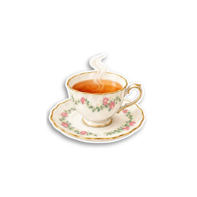 Tea Cup Sticker