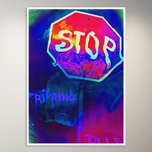 Trippy Kunst-Poster
