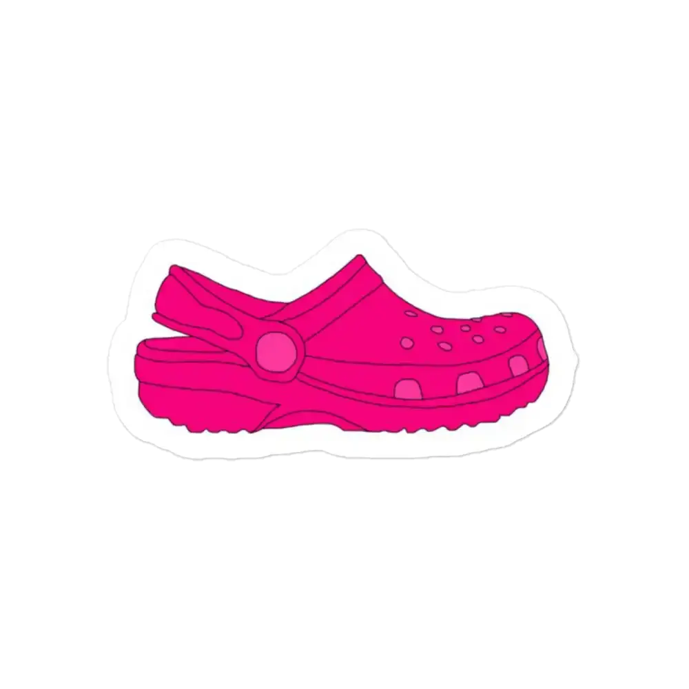 Pink Vsco Shoe Sticker