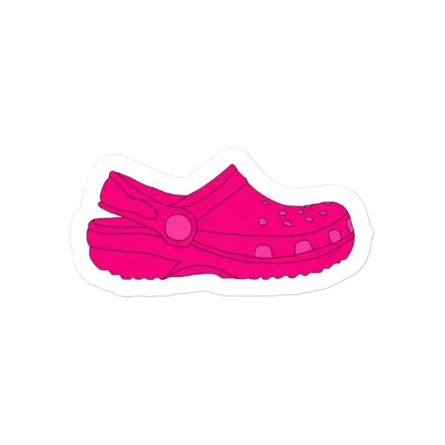 Rosa VSCO-Schuh Sticker
