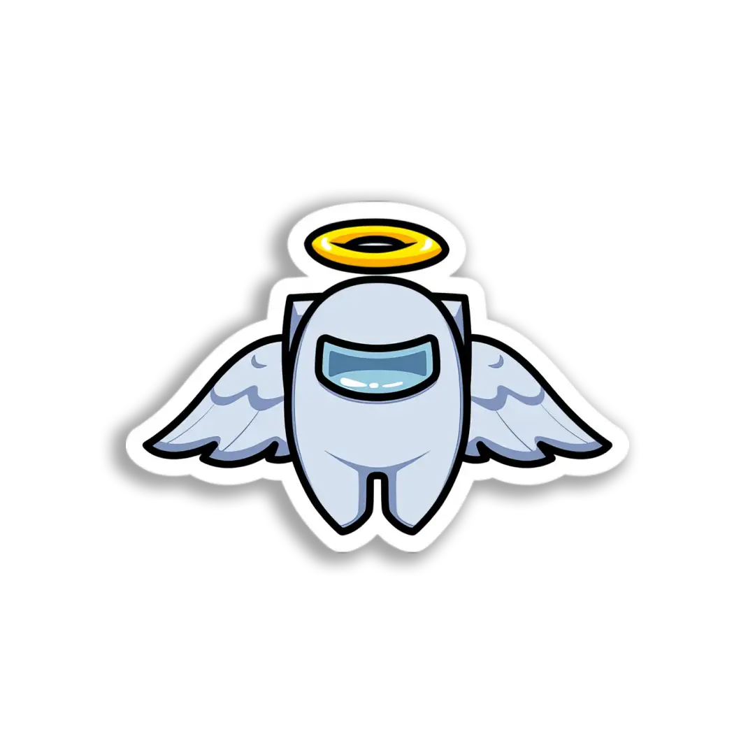 Angelic Among Us Crewmate Sticker