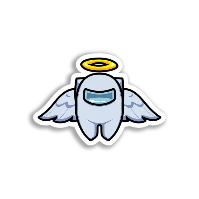 Engelhafter Among Us Crewmate Sticker
