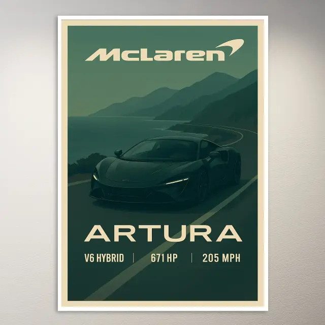 McLaren Artura Poster
