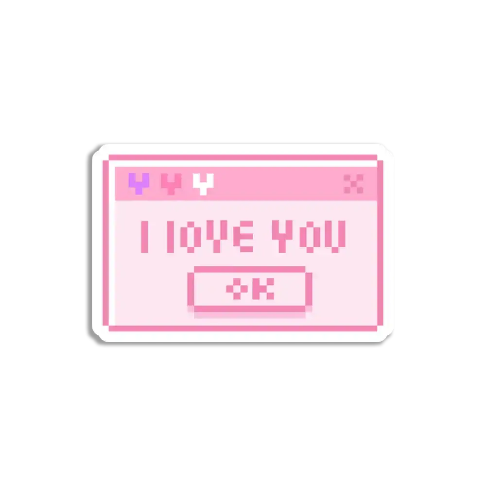 Ich liebe dich OK Sticker