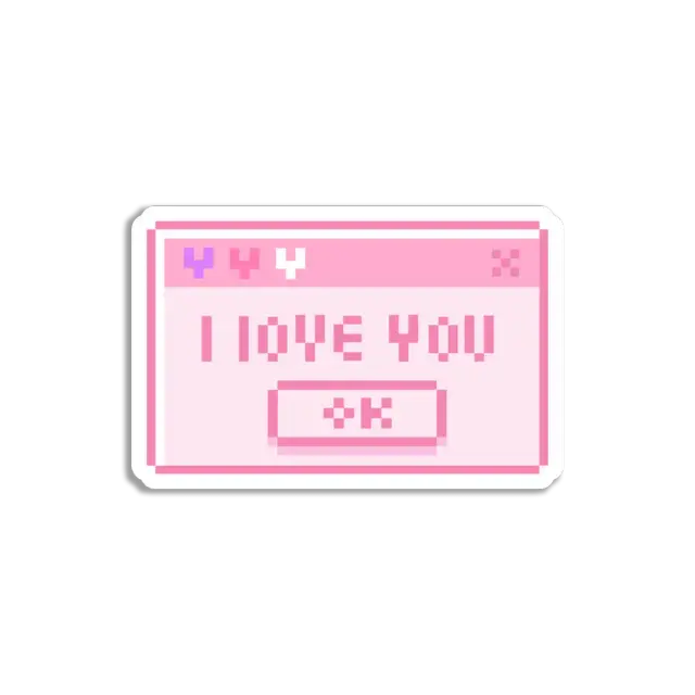 Ich liebe dich OK Sticker