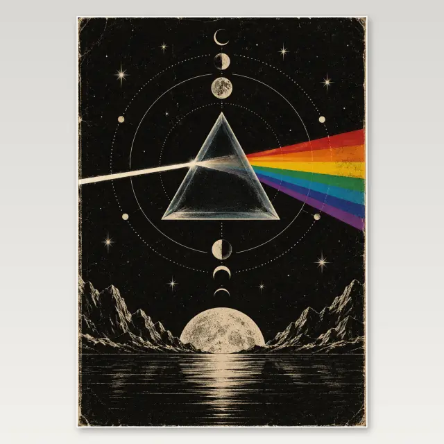Prism Rainbow Tour A4 Poster