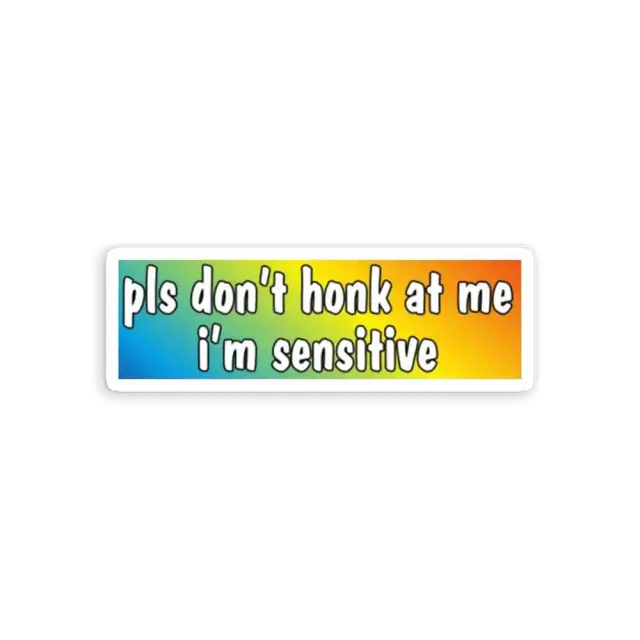 Please dont honk Sticker